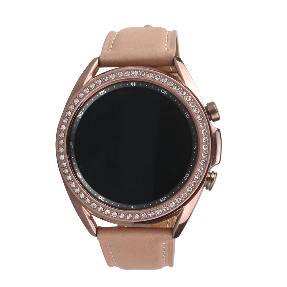 Diamond Bezel for Samsung Galaxy Watch 4 Classic 42mm 46mm  Protection Cover Case Metal Bumper Ring Galaxy Watch3 41mm 45mm