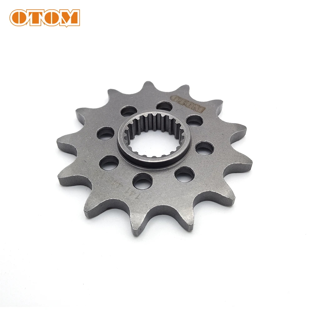 OTOM For KAWASAKI KX250F KX250X Motorcycle Chain Front Sprocket Dirt Bike Enduro Accessories Part 520-13T Engine Forged Sprocket