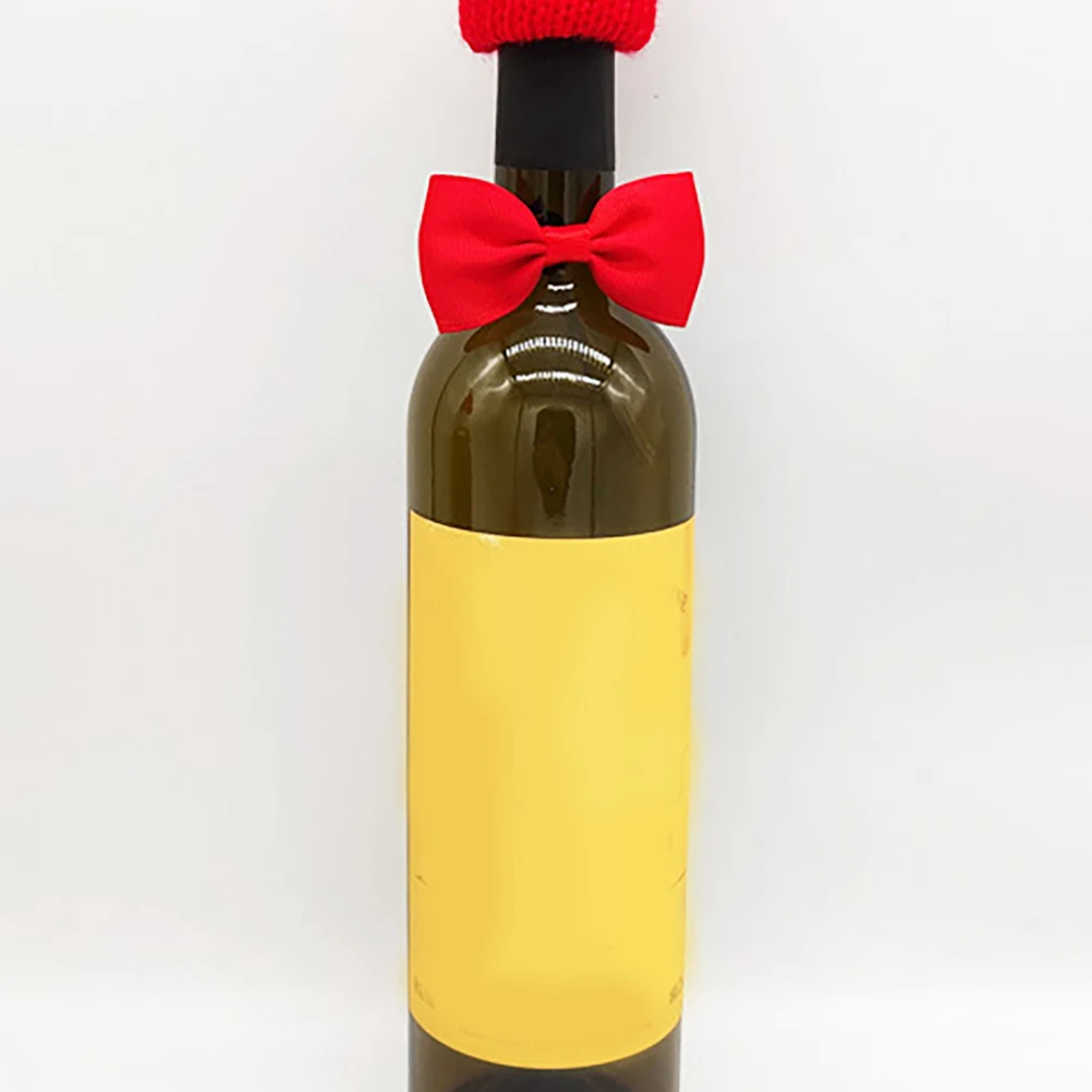 

4pcs Bachelor Hat Set Adjustable Mini Graduation Mini Graduation Pet Caps Caps Bow Ties Red Tassel Dog Supplies Pet Decorations