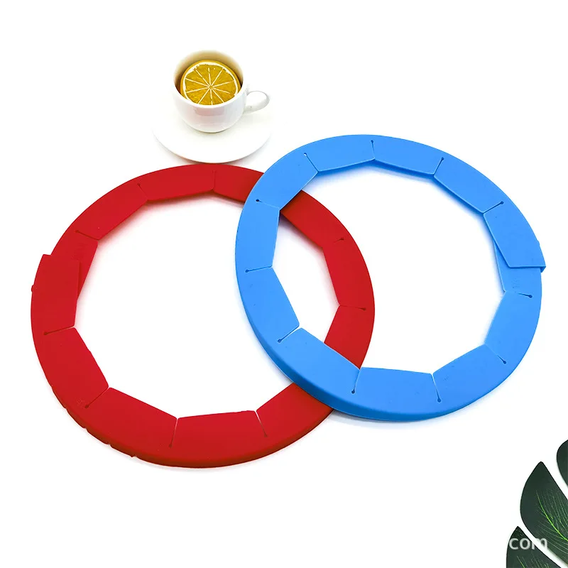 1pc Pizza Circle Perimeter edge Silica gel Adjustable size Prevent edge scorching Pizza shape Fixed ring Baking tools