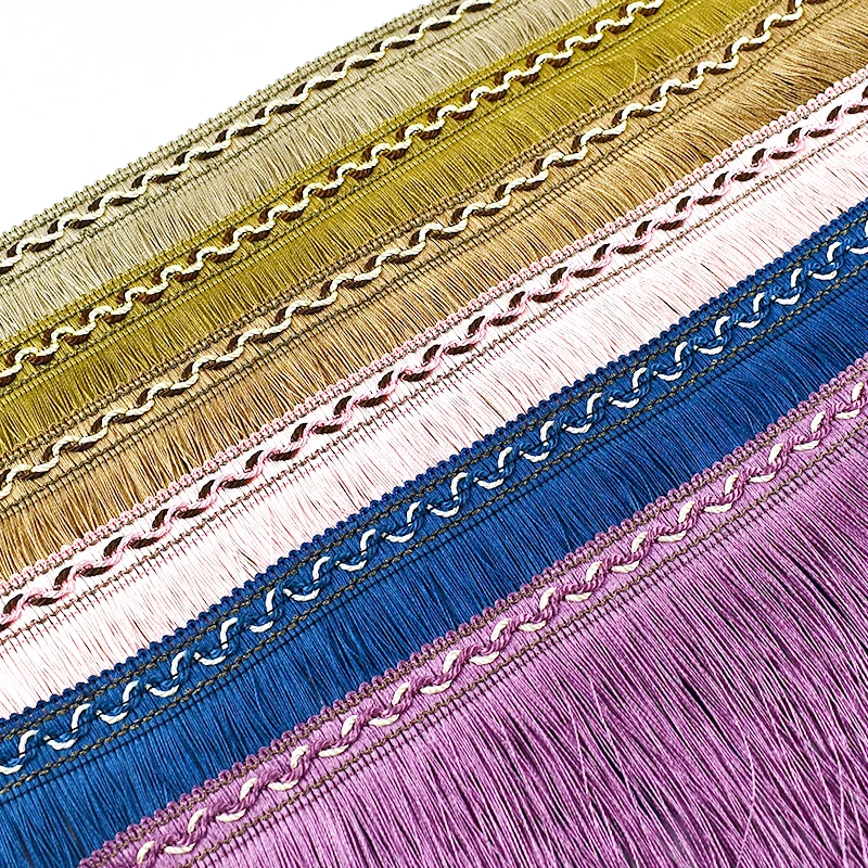 2/5M 13cm Cotton Tassel Fringe Lace Trim for Curtain Dress Bag Clothing Home Decor Costume Jewelry Craft Sewing Border Accessory
