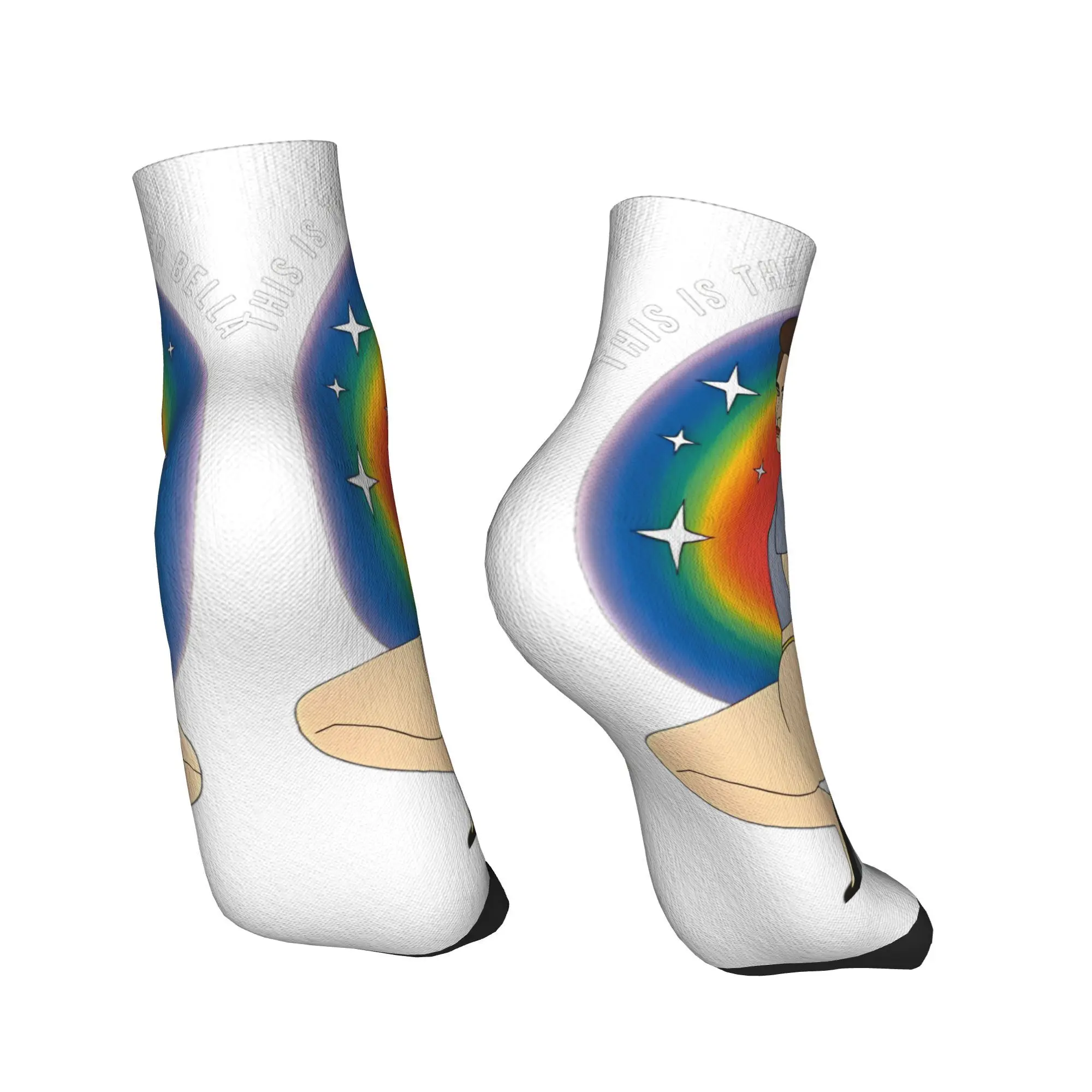 للجنسين الرجال الجوارب غير رسمية هذا هو الحمار القاتل بيلا الشفق المضادة للانزلاق جورب مريح الصيف العصرية مخصص الجري الجوارب #4