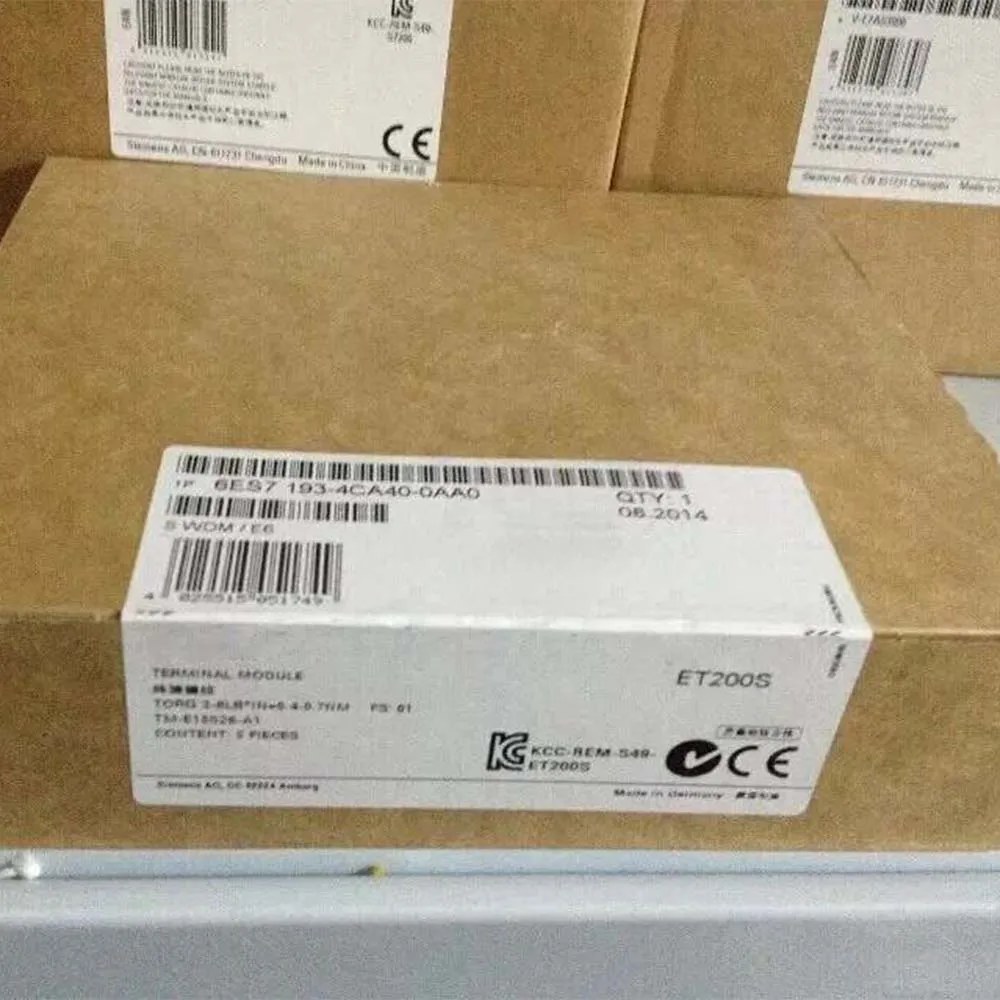 5PCS/Box Brand New For Siemens 6ES7 193-4CA40-0AA0 Control Module 6ES7193-4CA40-0AA0 in Box Sealed