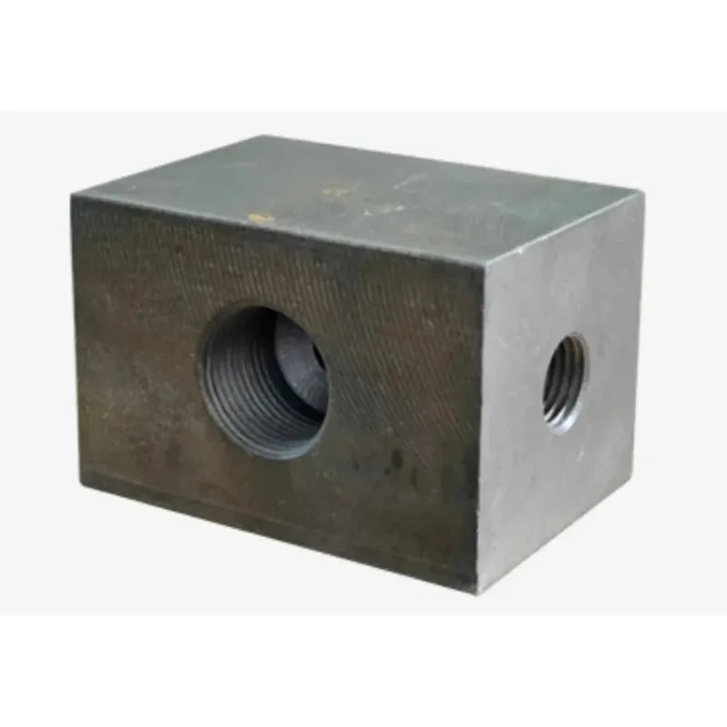 Hydraulic valve block oil circuit integrated block in charge of hydraulic special porous diverter