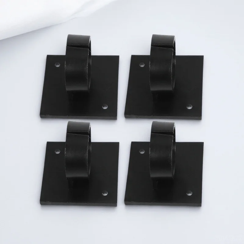 

4Pcs Mic Holder Clips Flexible Universal Microphone Clamp for Mic Flag Station Logo Display Microphone Logo Flag Station