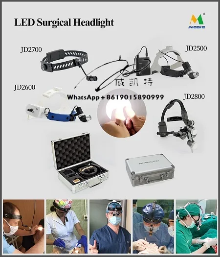 JD2700 7w Led Surgical Wireless Headlight ENT Headlight