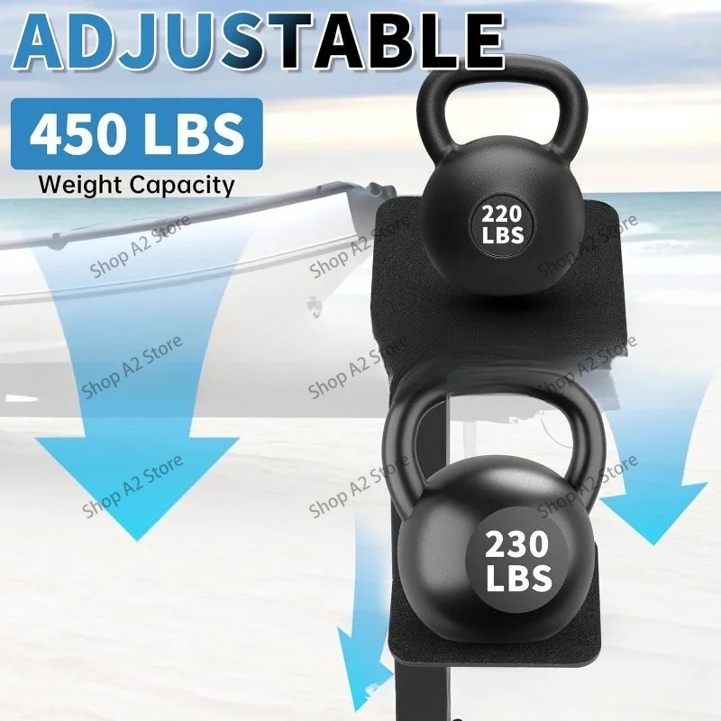 Trailer Universal Step Marine Trailer Pedal 2-Step/3-step Trailer Ship Step Ladder Universal Steps Marine Pedals