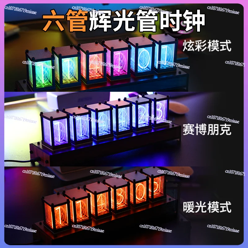 

Diy Kit Led RGB Table Clock Digital Classic Luxury Desk Clock Creative Luxury Office Desktop Tabletop Watch Home and Decoration