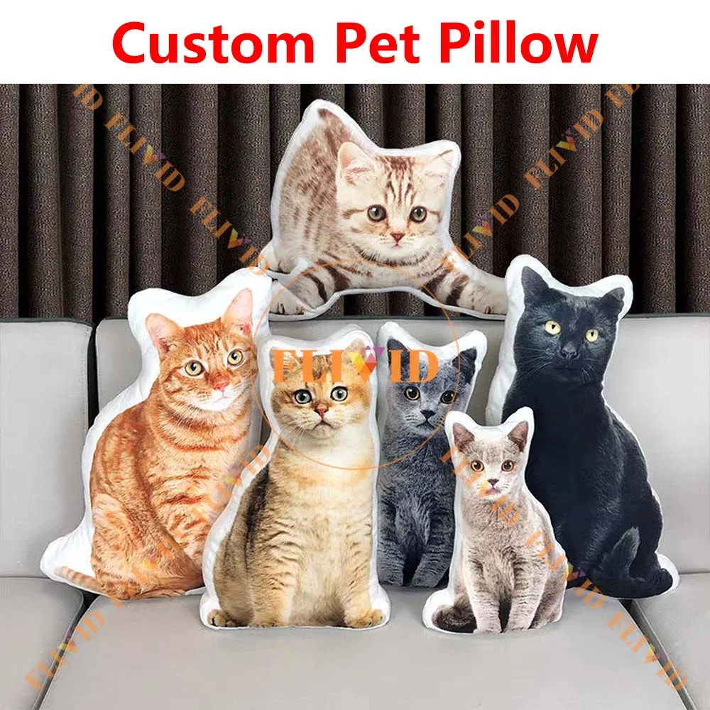 

Custom 3D Pet Animals Shape Pillow,Hot Funny Cat/Dog Pillow,Personalized Photo Pillow ,Pet Loss Memorial Gift,Pet Lover Gift