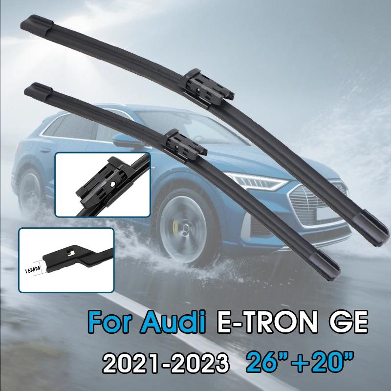 

Автомобильные щетки стеклоочистителя для Audi E-TRON GE 2021 2022 2023, щетки лобового стекла, подходят для кнопочного рычага, автомобильные аксессуары