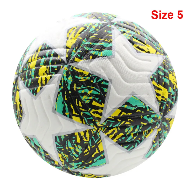 NONE Hochwertige Fußbälle, offizielle Größe 4/5, PU-Material, nahtloses Tor, Team, Outdoor-Match-Spiel, Fußballtraining, Ballon de Foot 10