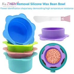 400ml Wax Warmer Replacement Pot Heat-resisting Silicone Bowls Non-Stick Pan Liner Easy Clean Hair Removal Melting Waxing Bowl