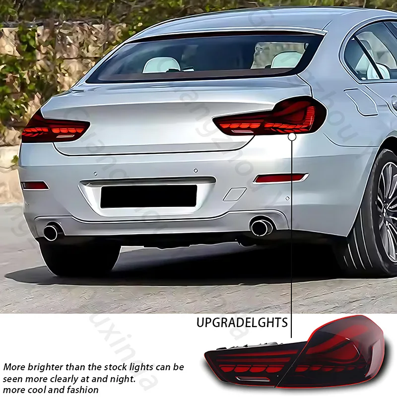 الضوء الخلفي عالي الجودة لسيارات BMW 6 Series F06 F12 F13 2010-2017 تعديل LED مقياس التنين المياه بدوره إشارة الضوء الخلفي الجمعية