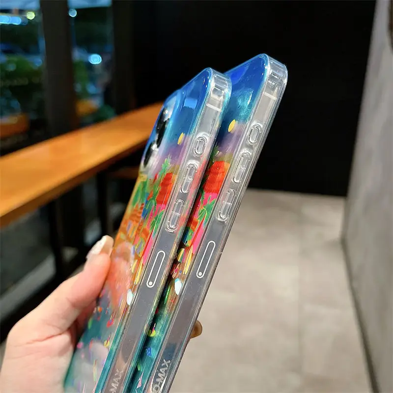 Summer Style Vacation Beach Venice Phone Case For iPhone 15 17 Pro Max 11 12 13 14 15 16 Pro Mini XS XR 7 8 Plus Air Y2K Cover