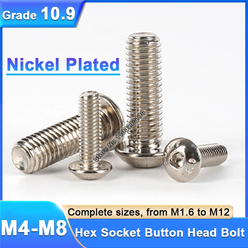 5Pcs M4 M5 M6 M8 Ni…