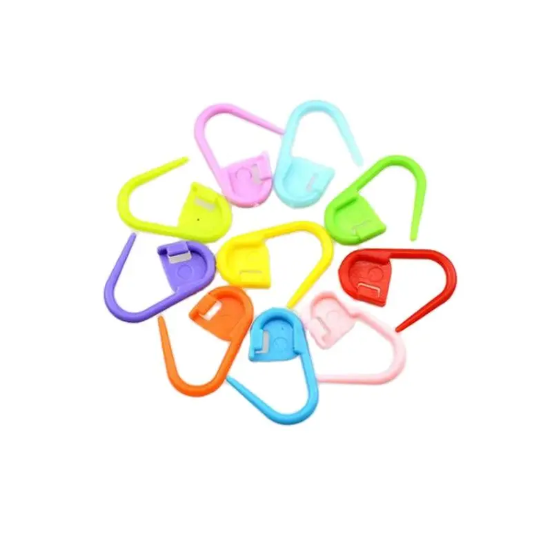 50/100/200pcs Handmade Knitting Tools Plastic Markers Sweater Yarn Crochet Locking Stitching DIY Accessories Wholesale