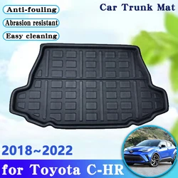 Car Trunk Mats for Toyota C-HR Accessories 2018~2022 AX10 AX50 C HR CHR Rear Boot Cargo Liner Trunk Waterproof Tray Carpet Pad