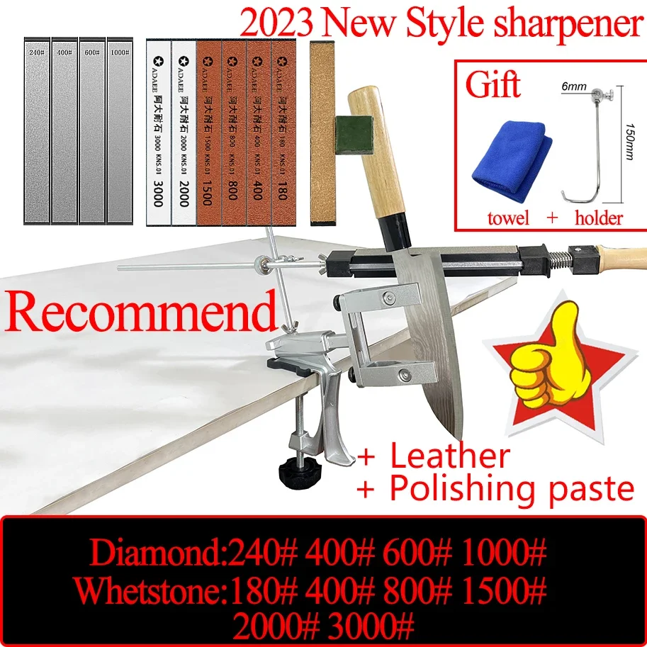 

BRAND NEW Advanced Flexible Angle Fixed Knife Sharpener System Kit Full Package Professional Kitchen Household Sharpening Tools