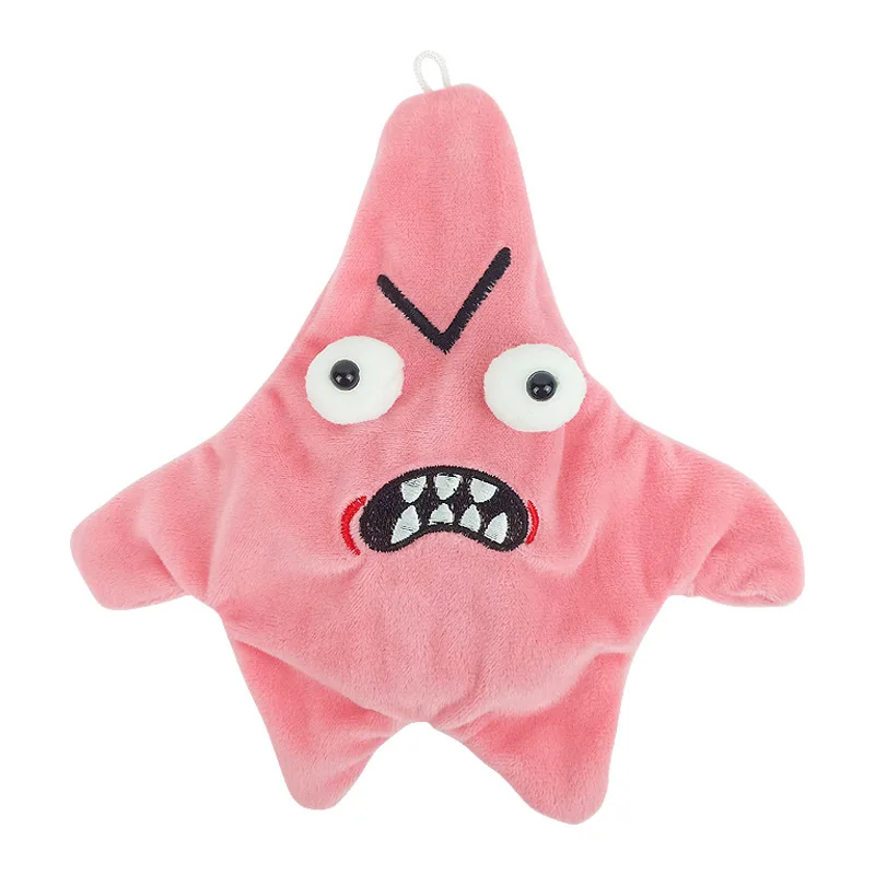 Fun Cute Moving Star Dolls Cartoon Grumpy Plush Toy Star Angry Rocking Doll Pendant Mad Toys Adult Children Stress Relief Toys