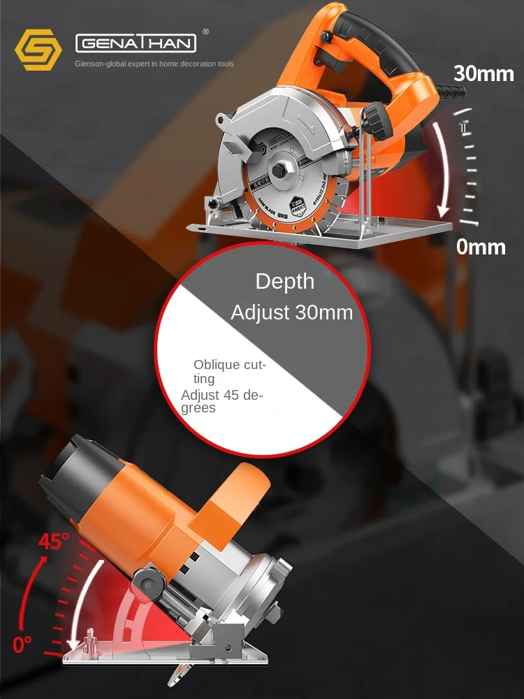 

Wyj Small Stone Cutting Machine Portable Tile Stone Portable Wood Saw Steel Slotting Artifact