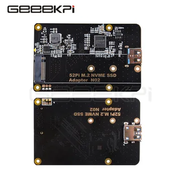 Placa adaptadora GeeekPi M.2 NVME SSD para Raspberry Pi 4 Modelo B