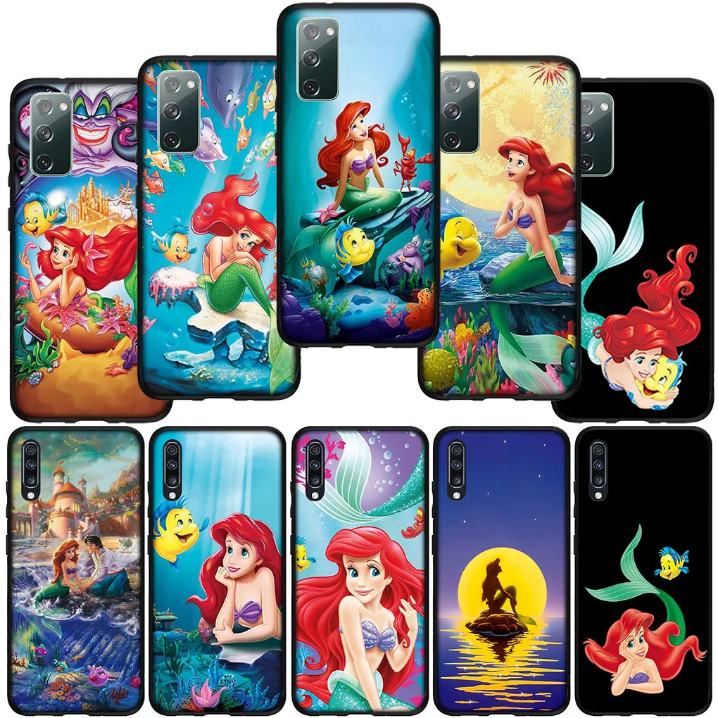 Princess The Little Mermaid Ariel Phone Case for Xiaomi Redmi Note 11 10 9 8 Pro 9S 10S 11S 9A 9C 9T 10A 10C 8A 7A A