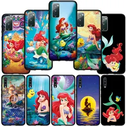 Princess The Little Mermaid Ariel Phone Case for Xiaomi Redmi Note 11 10 9 8 Pro 9S 10S 11S 9A 9C 9T 10A 10C 8A 7A A