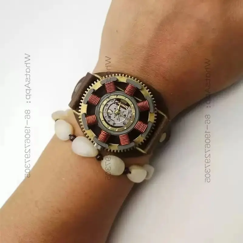 LLLL Steampunk watches, hip-hop style watches, retro trend personalized quartz watches