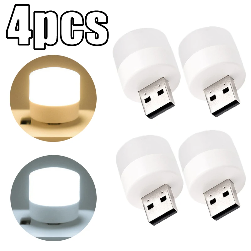 

Mini USB Plug Lamp 5V Bright Eye Protection Book Light Computer Mobile Power Charging LED Night Light Decorative Accessories