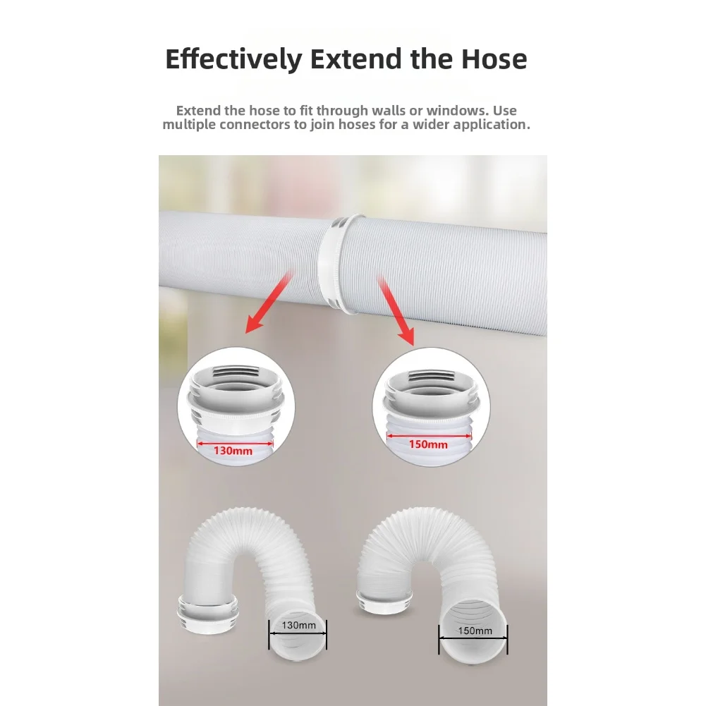 Efficient Airflow Connection Duct Reducer Air Conditioning Adapter Efficient Cooling Performance Compact And Portable