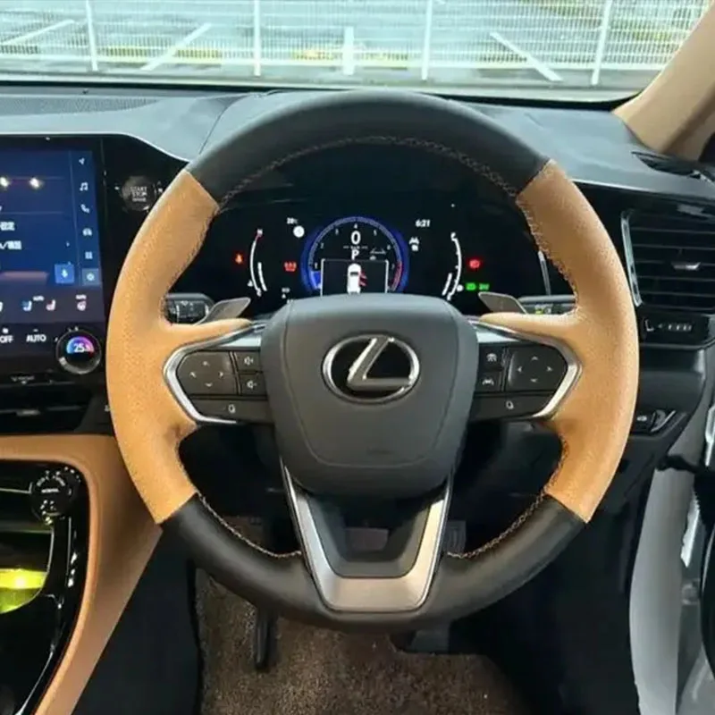 レクサス NX 250 NX260 NX350 NX350h NX450h + 2022-2024 手縫い赤黒本