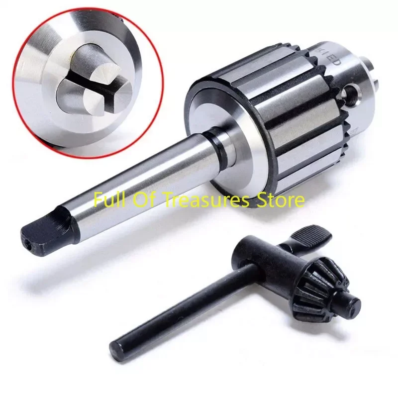 Morse No. 2 post MT2-B16 with 1-13mm B16 wrench drill chuck MT2 post 13 heavy drill chuck