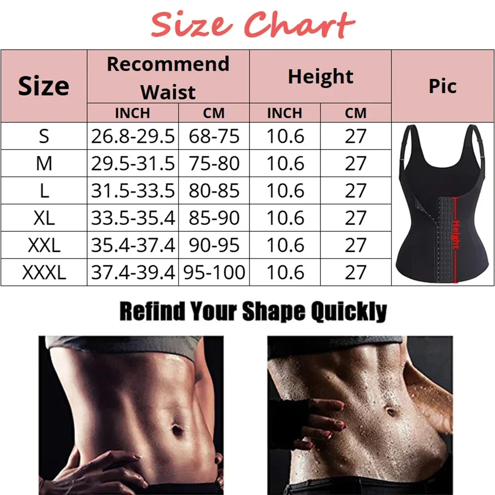 Women Shapewear Underbust Corset Body Shaper Latex Waist Trainer Steel Boned Corset Vest Waist Trainer Girdle Sport Workout