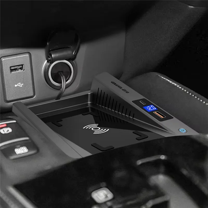 

Car Phone Wireless Charger For Nissan X-Trail Rogue 2021-2023 Qashqai 2019-2023, 15W Fast Charging Panel Adapter