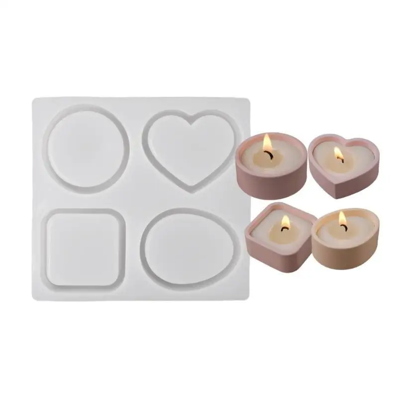 9HJK أنيقة فنجان القهوة القوي متين سيليكون شمعة الملحقات المحمولة لإنشاء شمعة عيد الميلاد الزخرفية الاستخدام اليومي