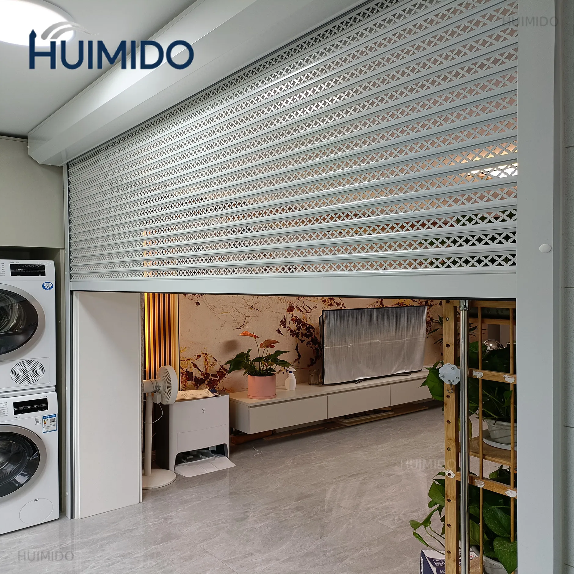 Aluminum alloy rolling shutter door  European-style villa anti-theft rolling shutter doors and windows