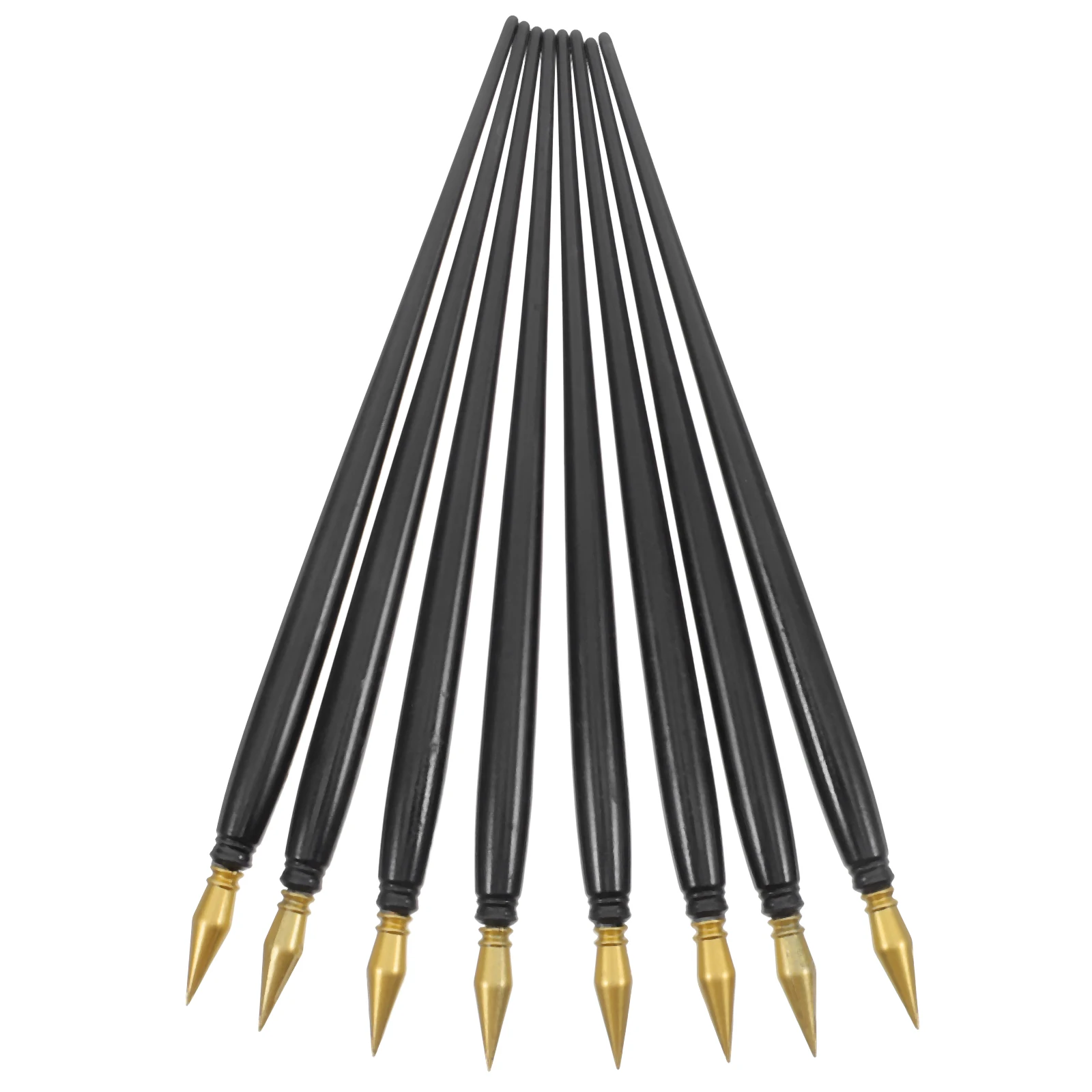 8pcs Scraping Drawing Pens Metallic Finish Precision Tip For Diy Art Crafts Kids Sketching Tools Craft Supplies
