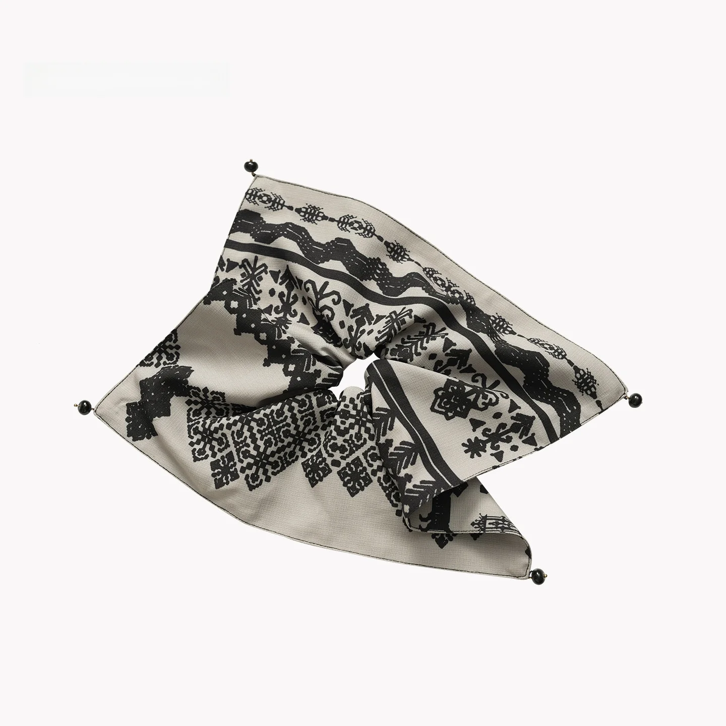 theselife-Echarpe-a-imprime-'european-ocean-life'-et-elastiques-a-cheveux-nouvelle-collection-au-design-sophistique-accessoires-capillaires-produit-individuel-hors-stock