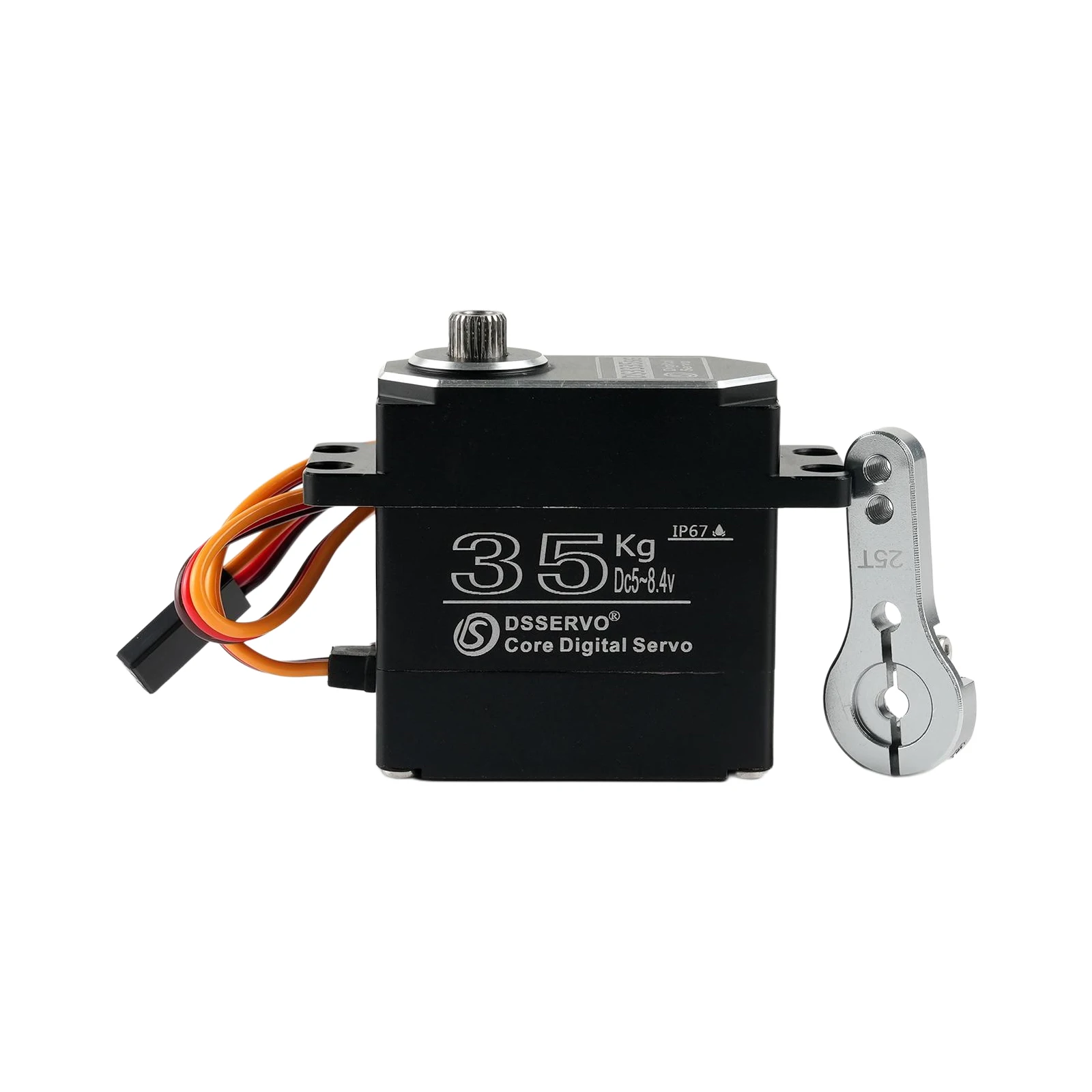 Servo Digital 35Kg engranaje de Metal Motor de núcleo de hierro 180/270/360 grados impermeable IP67 Servos para RC coche Robot Drones niño DIY Juguetes # T3