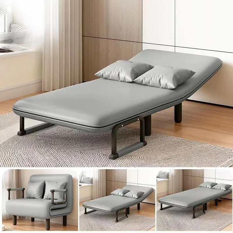 Folding Sofa Bed Living Room Cheap Multifunctional Sofas Lounger Seat Recliner Fabric Daybed Portable Tiny Home Furnitures