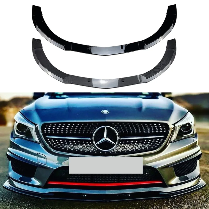 

For Mercedes-Benz CLA Class C117 CLA200 260 CLA45 AMG 2013-2015 Front Lip Front Shovel Modification