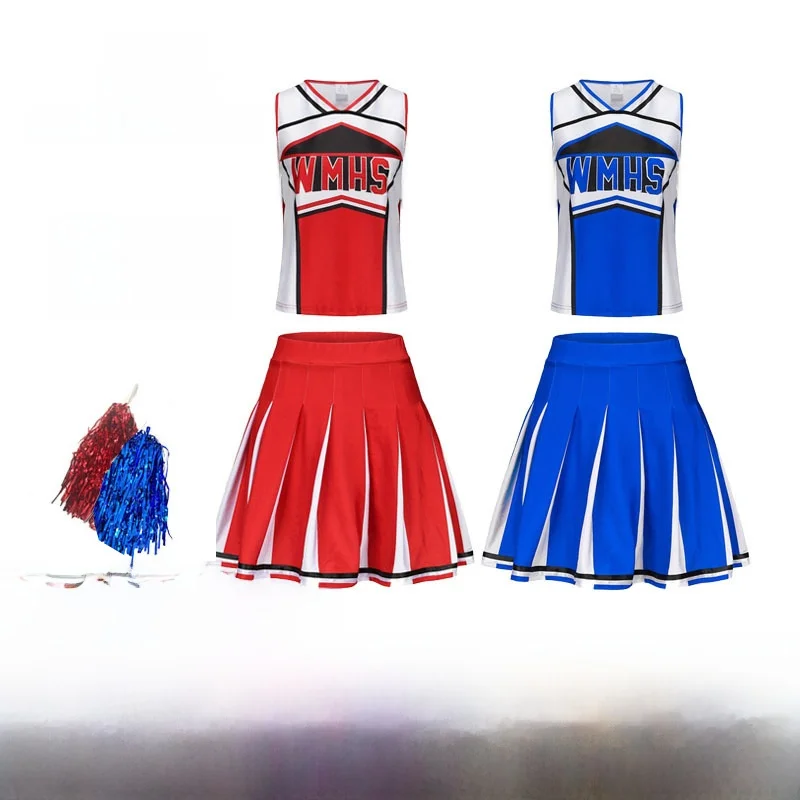 

New Cheerleading Performance Costume Stage ow Outfit Women's Skirt Suit Dance Cetition Ethnic Faion Chinese Manufacturer