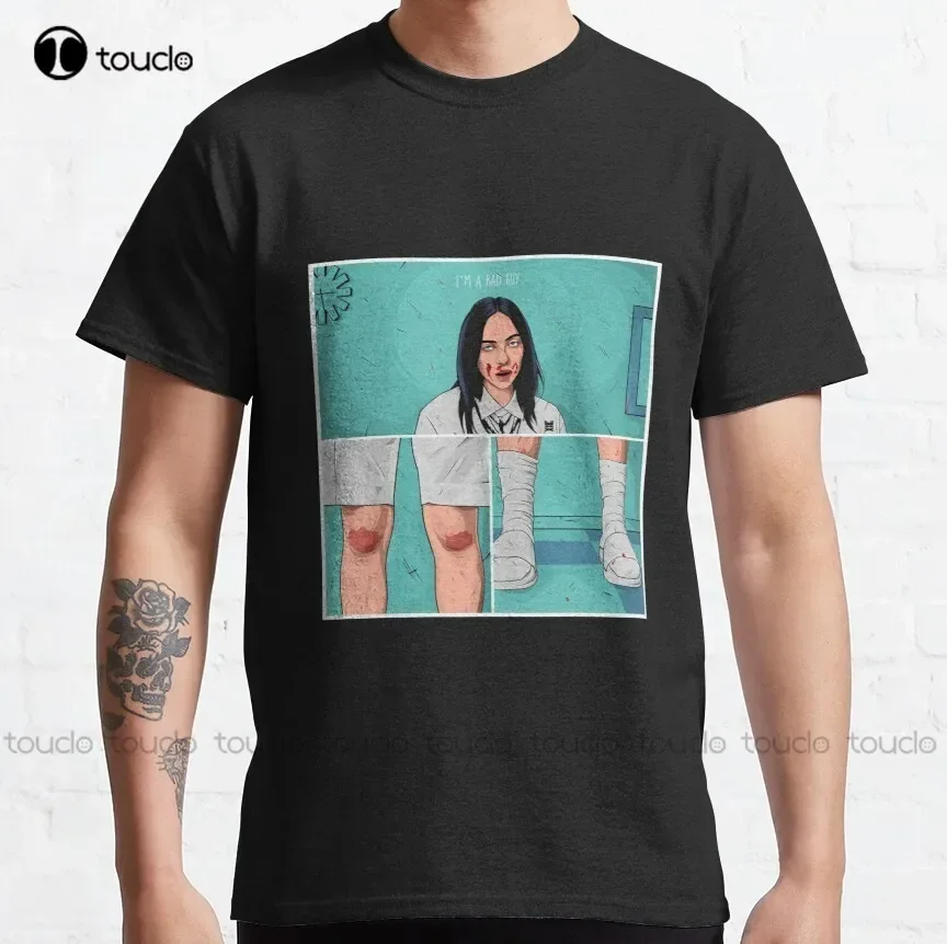 Bad Guy  Everything I Wanted Grammys Classic T-Shirt T-Shirts For Men Custom Aldult Teen Unisex Digital Printing Tee Shirt