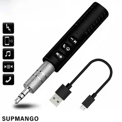 Wireless BT Compatible 5.0 Receiver Transmitter Adapter 3.5mm Jack For Car Music Audio Aux Headphone Reciever Handsfree