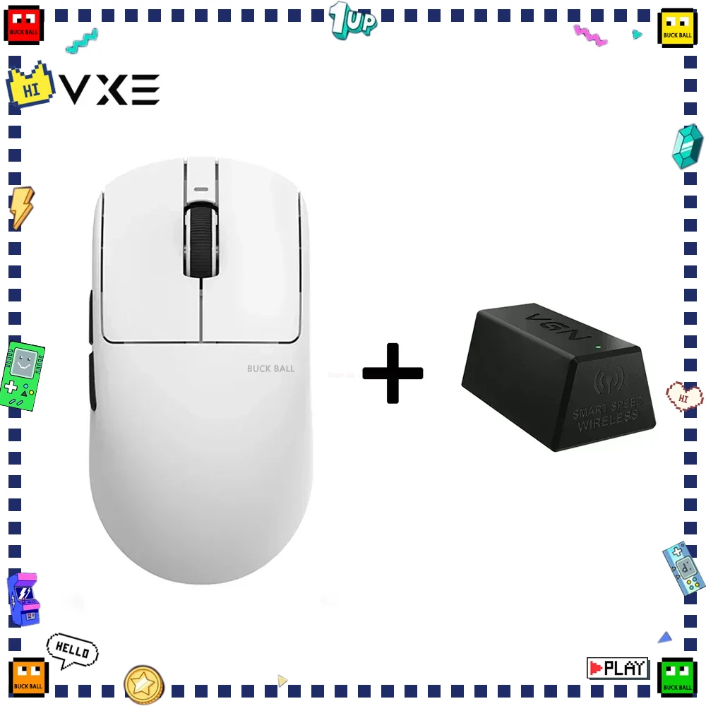 

VGN VXE Dragonfly R1 Gaming Mouse Paw3395 Tri Mode Wireless Mouse R1 Se Pro Max 4K Low Latency E-Sports Mouse Pc Accessory Gamer