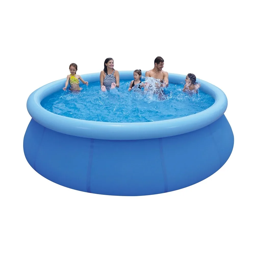 

Swimming Pool 12 Ft x 30" Prompt Set 2-3 Person Inflatable Outdoor Kids Swimming Pool Outdoor Hot Tubs