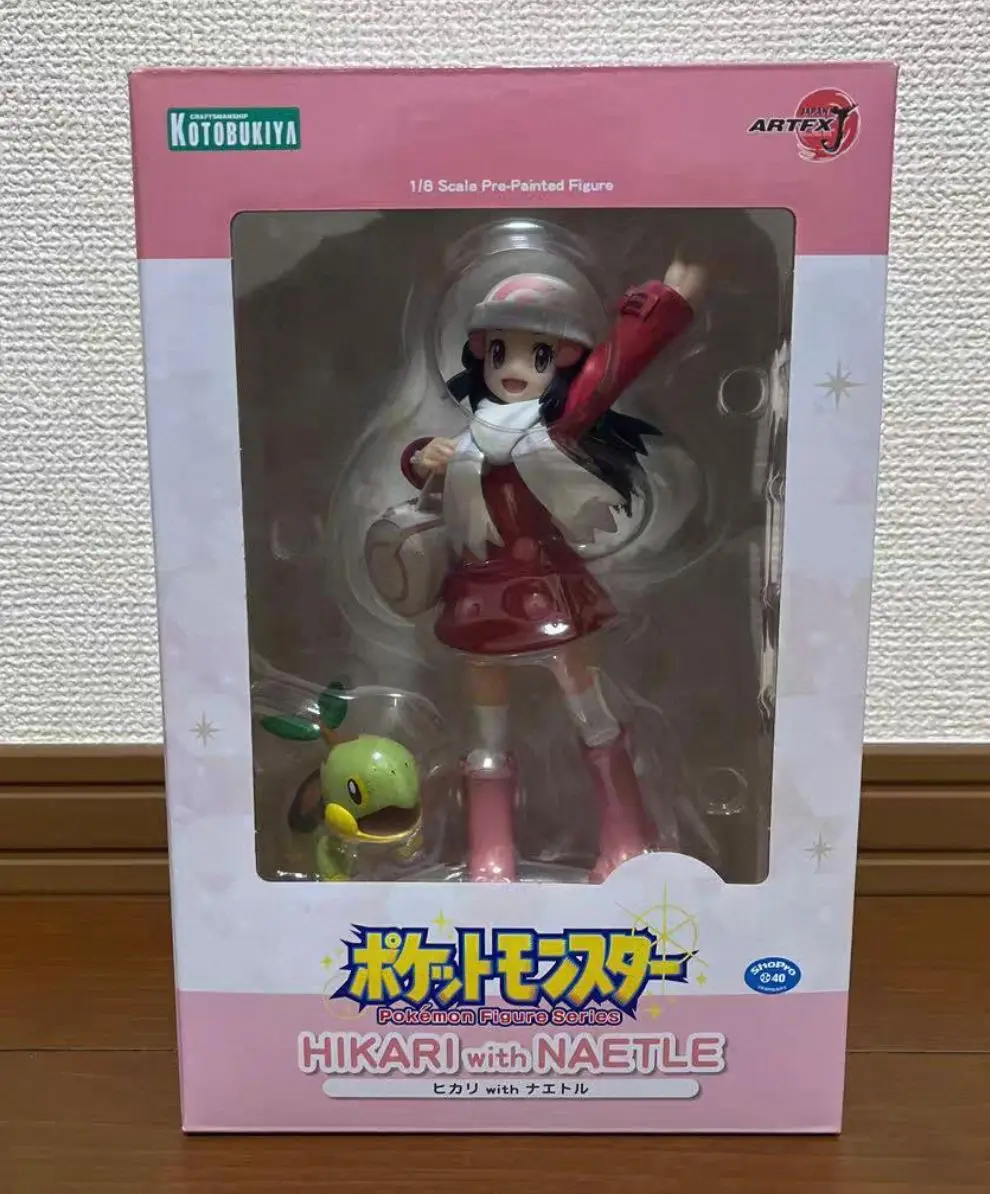 

100% Original Kotobukiya ARTFX J Pokemon Series Dawn With Turtwig 1/8 In Stock Anime Collection Action Figures Model Toys