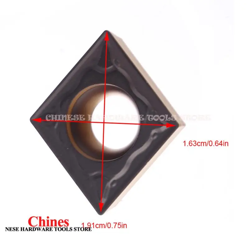 إدراج مشقوق بلونين مضاد للانزلاق ومقاوم للاهتراء CCMT120404-GM SP3200 إدراج تحول فولاذي