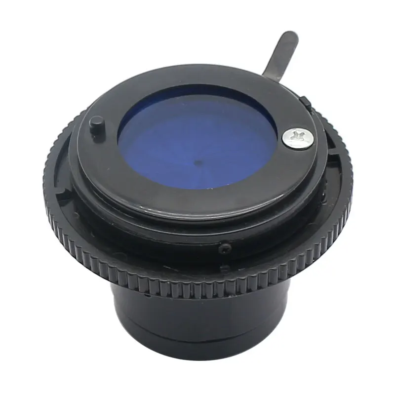 Filtro per microscopio biologico verde blu bianco diametro 42mm vetro ottico trasparente spessore 1.5mm accessori per microscopio