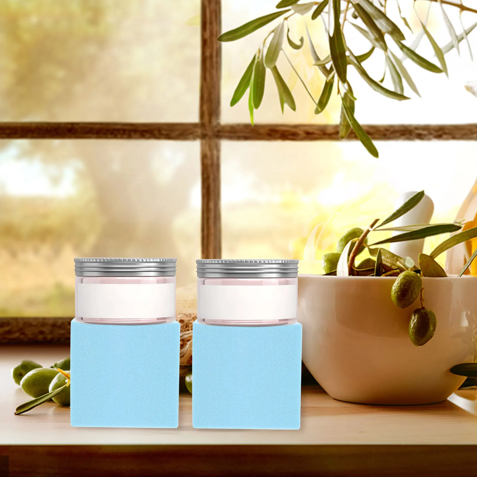 

4Pcs Geometry Photo Props Waterproof Foam Decorative Photography Props for Jewelry Cosmetics Watches and Food Model